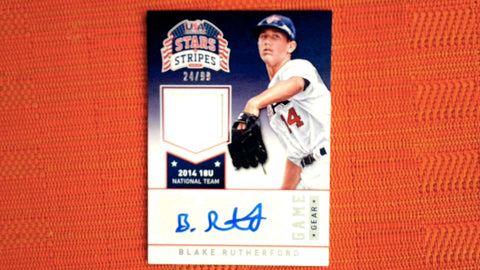 2015 Panini USA Stars and Stripes Baseball Game Gear Materials #13 Blake Rutherford 24/99 -Chicago White Sox Default Title