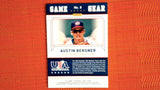 2015 Panini USA Stars and Stripes Baseball Game Gear Materials #8 Austin Bergner 20/99 - Detriot Tigers Default Title