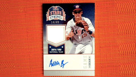 2015 Panini USA Stars and Stripes Baseball Game Gear Materials Longevity #8 Austin Bergner 14/49 - Detriot Tigers Default Title