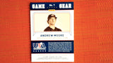 2015 Panini USA Stars and Stripes Baseball Game Gear Materials Longevity Holo Foil #7 Andrew Moore 14/25 Default Title