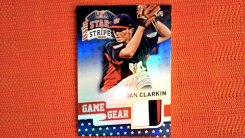 2015 Panini USA Stars and Stripes Baseball Game Gear Materials Longevity Stars Platinum #69 Ian Clarkin 4/5 Default Title