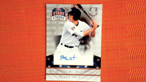 2015 Panini USA Stars and Stripes Baseball Longevity Signatures Set #13 Blake Swihart 161/299- Boston Red Sox Default Title