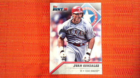 2016 Topps Bunt Baseball #2 Juan Gonzalez Default Title