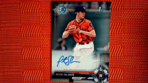 2017 Bowman Draft Autp #CDA-PSO Peter Solomon- 1st Bowman Default Title