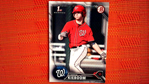 2017 Bowman Draft Base #BD-16 Carter Kieboom-1st Bowman Default Title