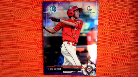 2017 Bowman Purple 204/250 #BCP119 Luis Garcia-1st Bowman Default Title