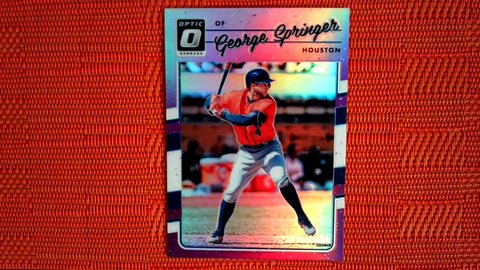 2017 Donruss Optic Baseball Purple #101 George Springer Default Title