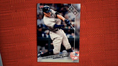 2017 Topps Now Baseball 3-Run Moon Shot Seals Victory #379 Aaron Judge Rookie (PR 4215) Default Title