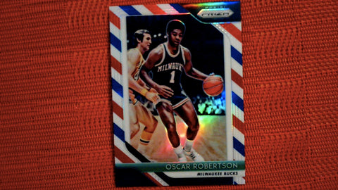 2018-19 Panini Prizm Basketball #125 Oscar Robertson Red White and Blue Default Title