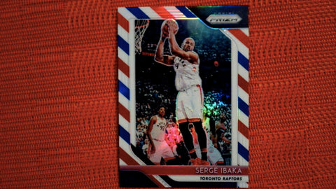 2018-19 Panini Prizm Basketball #73 Serge Ibaka Red White and Blue Default Title