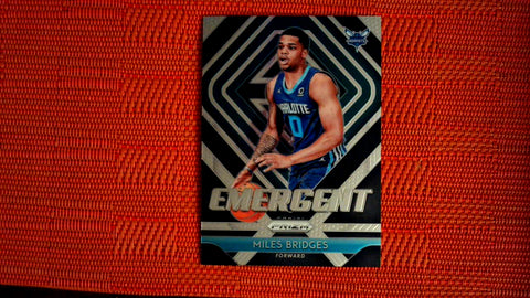 2018-19 Panini Prizm Basketball Emergent #12 Miles Bridges - Rookie Default Title