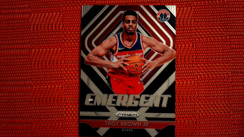 2018-19 Panini Prizm Basketball Emergent #15 Troy Brown Jr. - Rookie Default Title