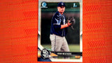 2018 Bowman Draft Chrome #BDC-182 Ryan Weathers-1st Bowman Default Title
