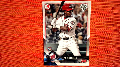2018 Bowman Topps Holiday  #TH-VR Victor Robles Default Title