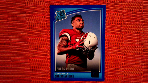 2018 Donruss Panini Rated Rookie Press Proof Blue #313 Christian Kirk Default Title