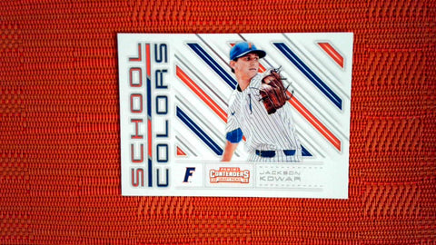 2018 Panini Contenders Draft Picks Baseball School Colors #6 Jackson Kowar Default Title