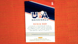 2018 Panini Stars & Stripes USA Baseball College National Team Connections Signatures Blue Ink #PR Patrick Raby 178/499 - Cincinnati Reds Default Title