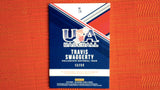 2018 Panini Stars & Stripes USA Baseball USA National Team Silhouettes Signatures Jerseys Black Gold #24 Travis Swaggerty 68/84 Default Title