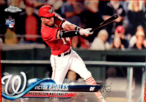 2018 Topps Chrome  #175 Victor Robles- Rookie Default Title