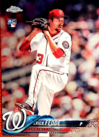 2018 Topps Chrome  #76 Erick Fedde - Rookie Default Title