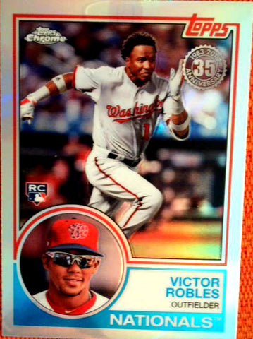 2018 Topps Chrome 35th Anniversary #83T-8 Victor Robles Default Title