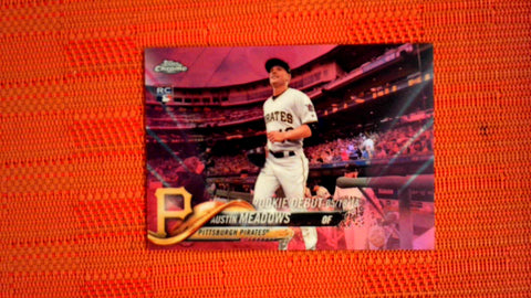 2018 Topps Chrome Update Rookie Debut Pink Parallel #HMT99 Austin Meadows Default Title