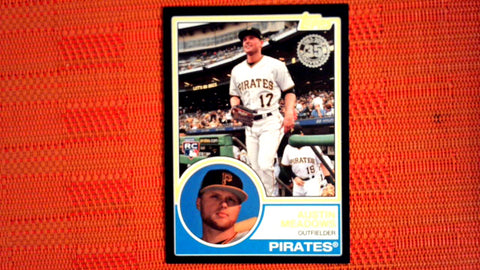 2018 Topps Update 35th Anniversary Black 263/299 #83-14 Austin Meadows Default Title