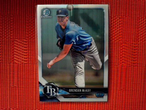 2018 Bowman Draft BD-100 Brendan McKay - Tampa Bay Rays (Chrome)