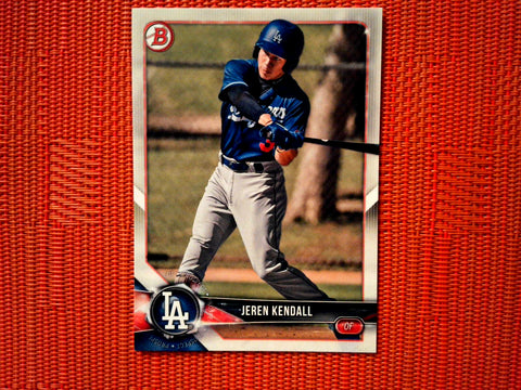 2018 Bowman Draft BD-116 Jeren Kendall - Los Angeles Dodgers (Base)