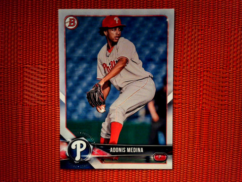 2018 Bowman Draft BD-128 Adonis Medina - Philadelphia Phillies (Base)