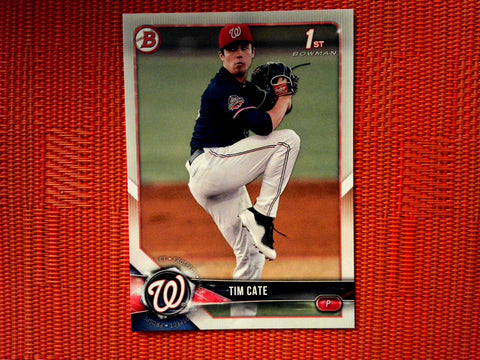 2018 Bowman Draft BD-12 Tim Cate - Washington Nationals (Base)