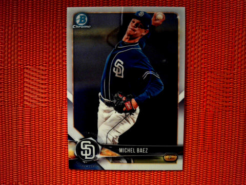 2018 Bowman Draft BD-130 Michel Baez - San Diego Padres (Refractor)