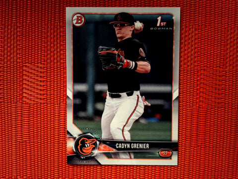 2018 Bowman Draft BD-134 Cadyn Grenier - Baltimore Orioles (Base)