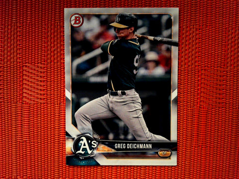 2018 Bowman Draft BD-138 Greg Deichmann - Oakland Athletics (Base)