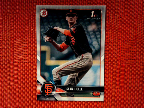 2018 Bowman Draft BD-139 Sean Hjelle - San Francisco Giants (Base)