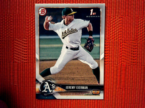 2018 Bowman Draft BD-179 Jeremy Eierman - Oakland Athletics (Base)