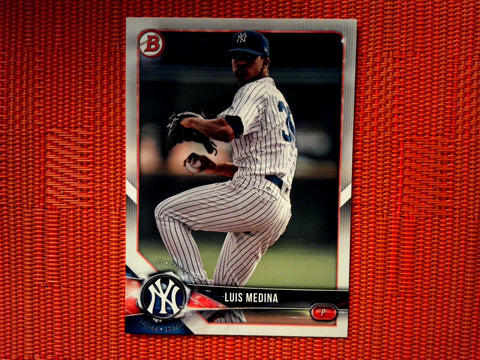 2018 Bowman Draft BD-17 Luis Medina - New York Yankees (Base)