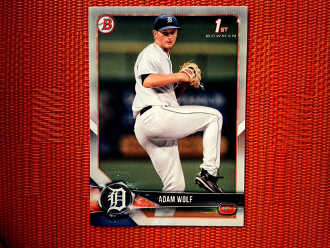 2018 Bowman Draft BD-185 Adam Wolf - Detroit Tigers (Base)