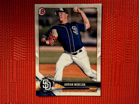 2018 Bowman Draft BD-18 Adrian Morejon - San Diego Padres (Base)