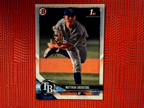 2018 Bowman Draft BD-30 Matthew Liberatore - Tampa Bay Rays (Base)