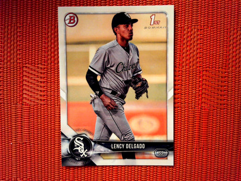 2018 Bowman Draft BD-37 Lency Delgado - Chicago White Sox (Base)