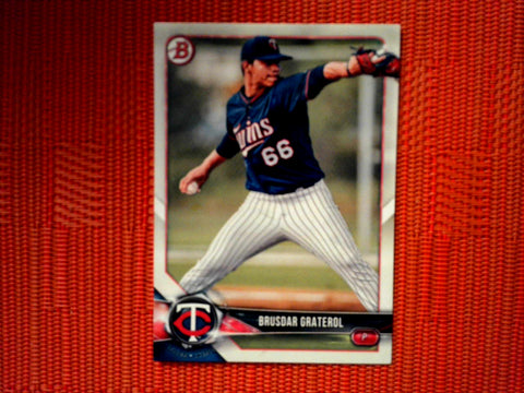 2018 Bowman Draft BD-3 Brusdar Graterol - Minnesota Twins (Base)