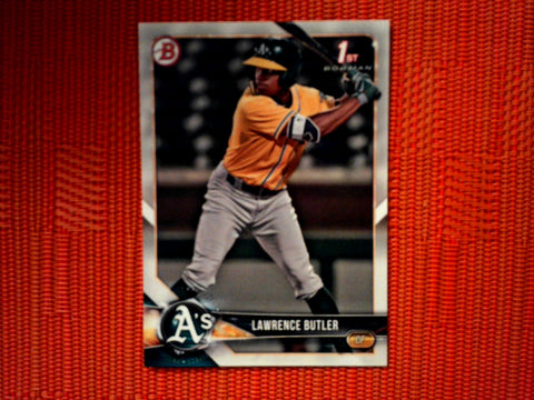 2018 Bowman Draft BD-4 Lawrence Butler - Oakland Athletics (Base)