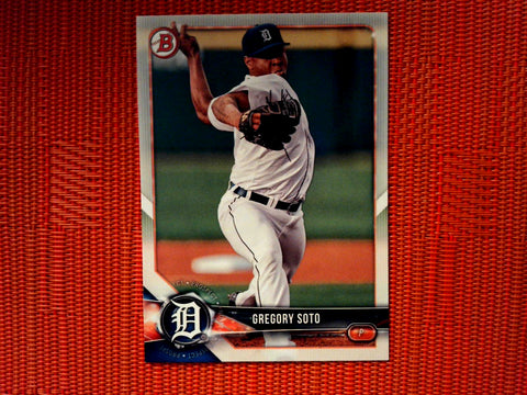 2018 Bowman Draft BD-53 Gregory Soto - Detroit Tigers (Base)