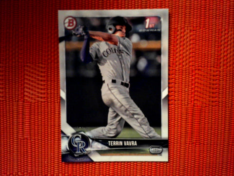 2018 Bowman Draft BD-5 Terrin Vavra - Colorado Rockies (Base)