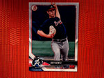 2018 Bowman Draft BD-62 Joey Wentz - Atlanta Braves (Base)