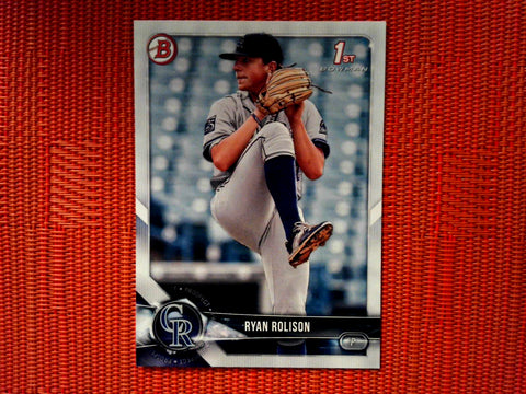 2018 Bowman Draft BD-64 Ryan Rolison - Colorado Rockies (Base)