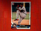 2018 Bowman Draft BD-66 Jorge Guzman - Miami Marlins (Base)