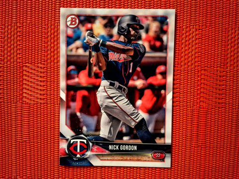 2018 Bowman Draft BD-74 Nick Gordon - Minnesota Twins (Base)