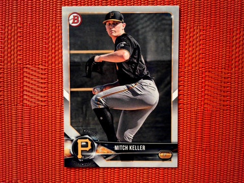 2018 Bowman Draft BD-86 Mitch Keller - Pittsburgh Pirates (Base)